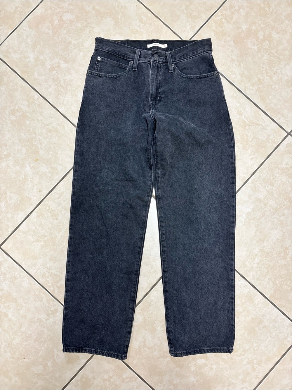 Levi's 94 baggy black jeans size 27